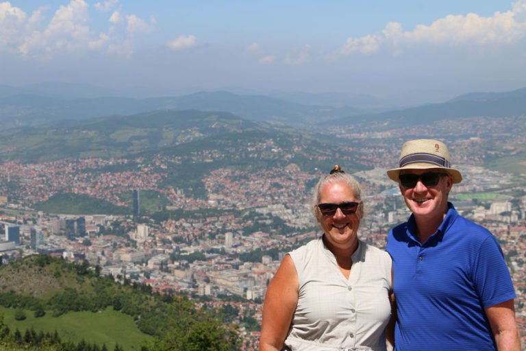 View from Trebevic Mountain