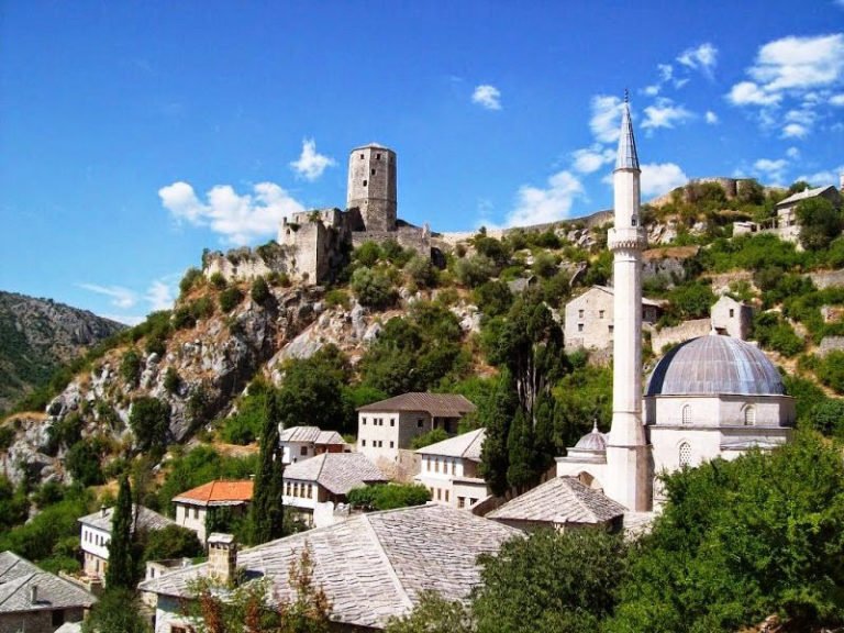 Pocitelj: Medival fortified town overlooking Neretva valley is a marble of Ottoman architecture.